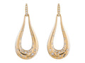 Diamond Earrings - 14 KT Yellow Gold