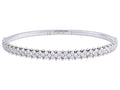 Diamond Bangle - 14 KT White Gold