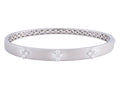 Diamond Bangle - 14 KT White Gold