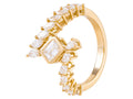 Diamond Ring - 14 KT Yellow Gold