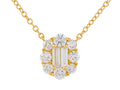 Diamond Necklace - 18 KT Yellow Gold