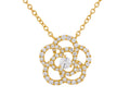 Diamond Necklace - 18 KT Yellow Gold