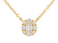 Diamond Necklace - 18 KT Yellow Gold