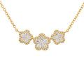 Diamond Necklace - 18 KT Yellow Gold