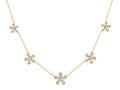 Diamond Necklace - 18 KT Yellow Gold
