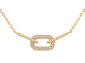 Diamond Necklace - 14 KT Yellow Gold