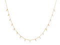 Diamond Necklace - 14 KT Yellow Gold