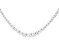 Diamond Necklace - 14 KT White Gold