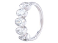 Diamond Band - 18 KT White Gold