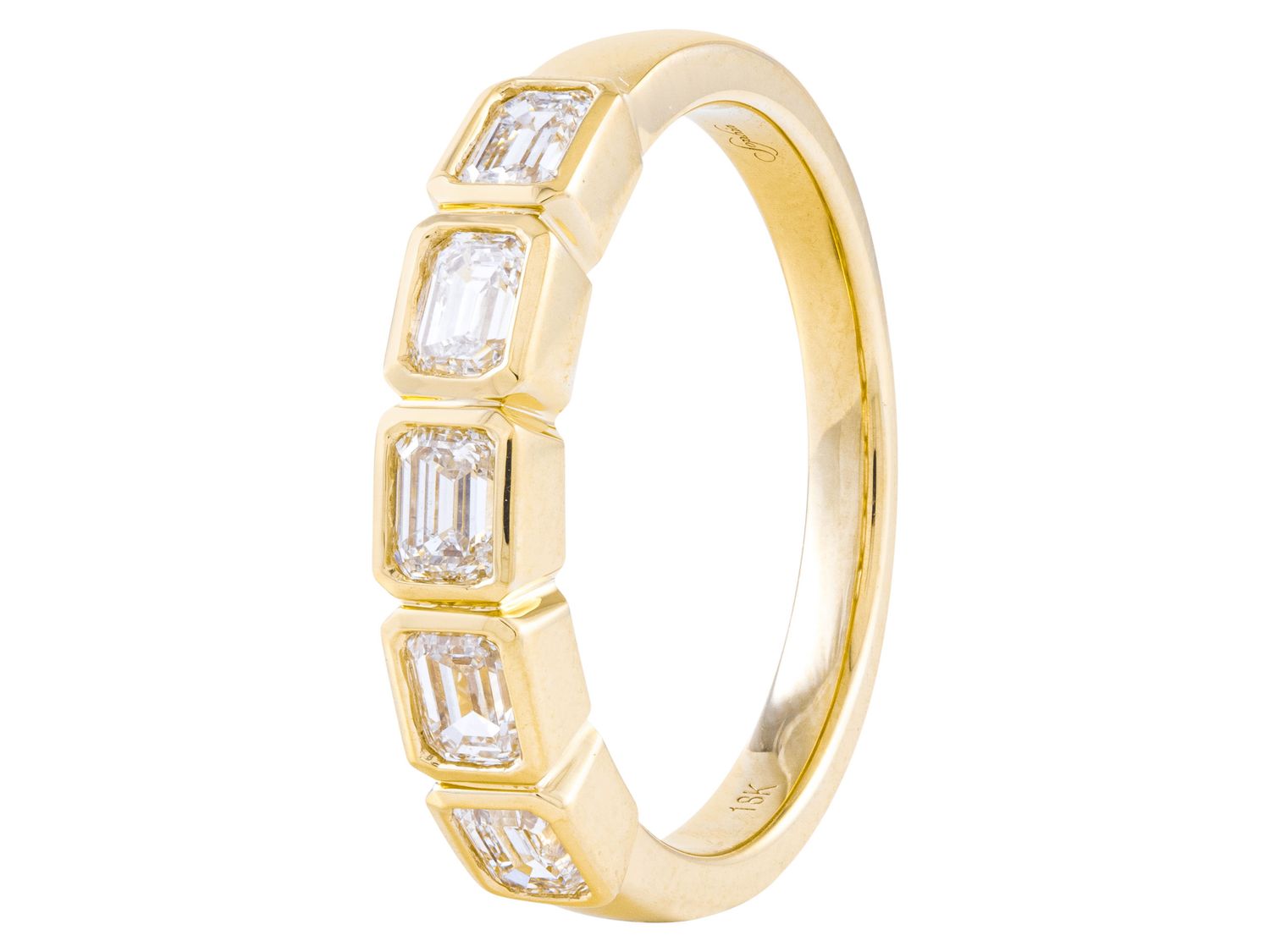 Diamond Band - 18 KT Yellow Gold