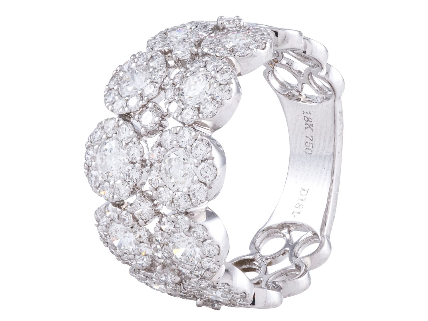 Diamond Ring - 18 KT White Gold
