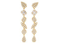 Diamond Earrings - 18 KT Yellow Gold