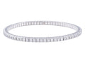 Diamond Bangle - 14 KT White Gold