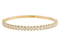 Diamond Bangle - 14 KT Yellow Gold