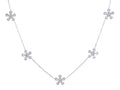 Diamond Necklace - 14 KT White Gold