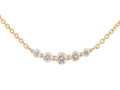 Diamond Necklace - 14 KT Yellow Gold
