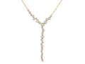 Diamond Necklace - 14 KT Yellow Gold
