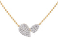 Diamond Necklace - 14 KT Yellow Gold