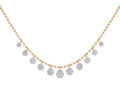 Diamond Necklace - 14 KT Yellow Gold