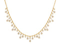 Diamond Necklace - 14 KT Yellow Gold