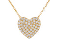 Diamond Necklace - 14 KT Yellow Gold
