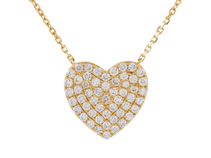 Diamond Necklace - 14 KT Yellow Gold