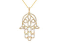 Diamond Necklace - 14 KT Yellow Gold