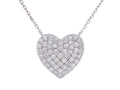 Diamond Necklace - 14 KT White Gold
