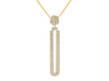 Diamond Necklace - 14 KT Yellow Gold