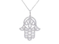 Diamond Necklace - 14 KT White Gold