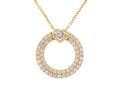 Diamond Necklace - 14 KT Yellow Gold
