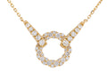 Diamond Necklace - 14 KT Yellow Gold