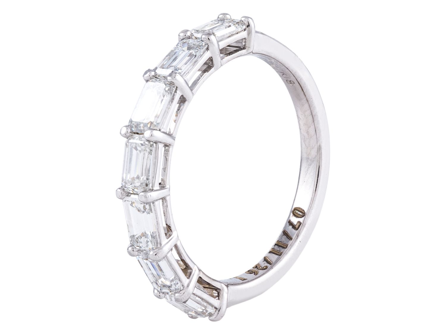 Diamond Band - 18 KT White Gold