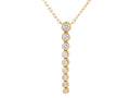 Diamond Necklace - 14 KT Yellow Gold