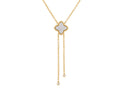 Diamond Necklace - 14 KT Yellow Gold