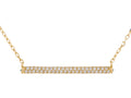 Diamond Necklace - 14 KT Yellow Gold