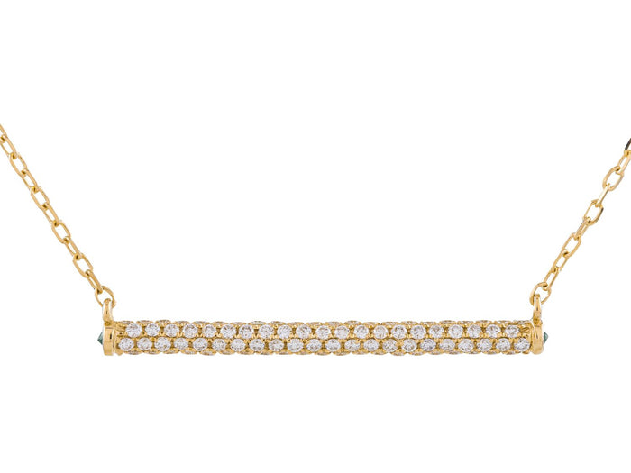Diamond Necklace - 14 KT Yellow Gold