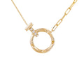 Diamond Necklace - 14 KT Yellow Gold
