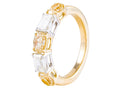 Diamond Band - 18 KT White and Yellow Gold