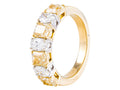 Diamond Ring - 18 KT White and Yellow Gold