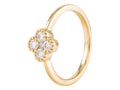 Diamond Ring - 14 KT Yellow Gold