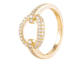 Diamond Ring - 14 KT Yellow Gold