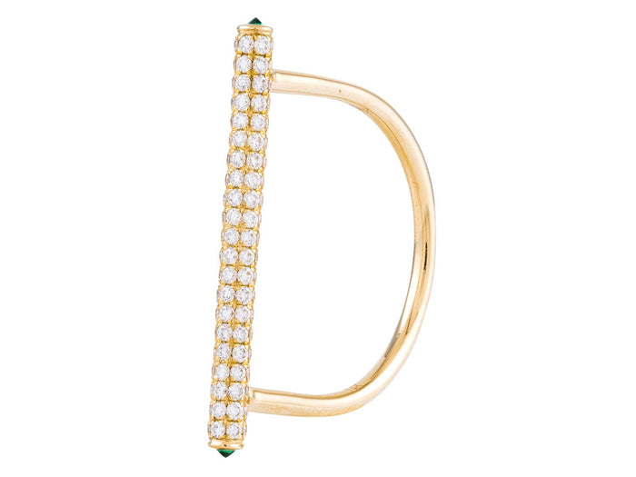 Diamond Ring - 14 KT Yellow Gold
