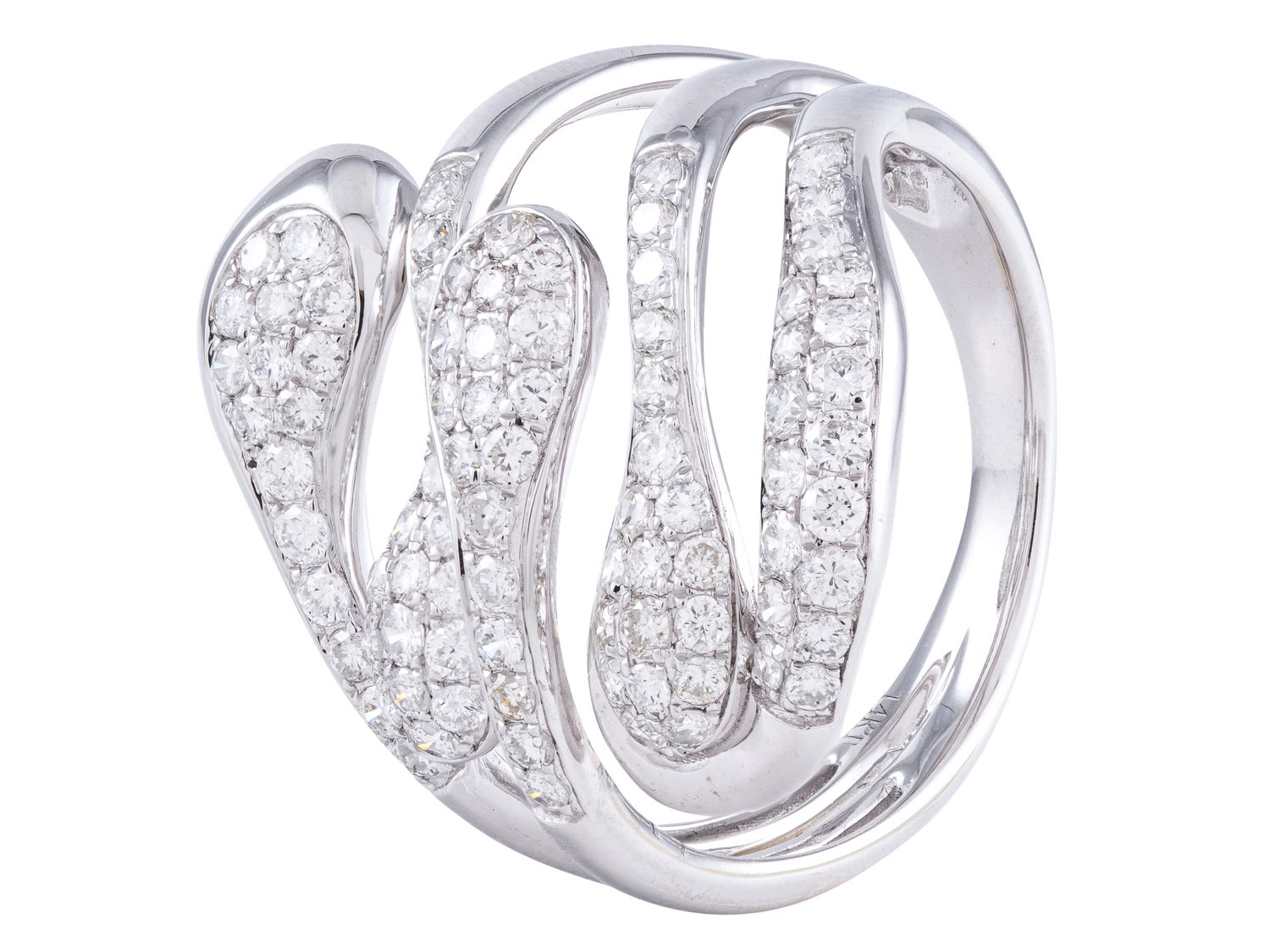 Diamond Ring - 14 KT White Gold