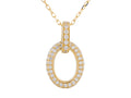 Diamond Necklace - 14 KT Yellow Gold