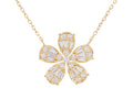 Diamond Necklace - 14 KT Yellow Gold