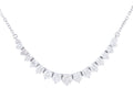 Diamond Necklace - 14 KT White Gold