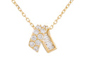 Diamond Necklace - 14 KT Yellow Gold