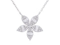 Diamond Necklace - 14 KT White Gold