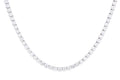 Diamond Necklace - 14 KT White Gold